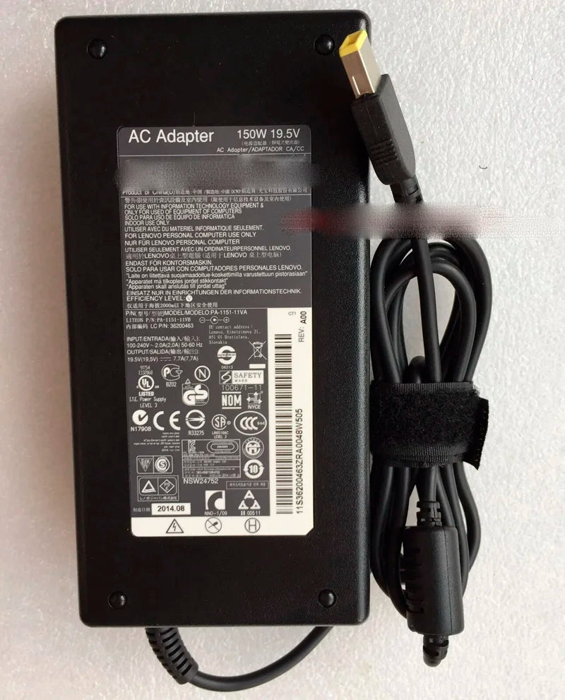 Genuine 150W  PA-1151-11VB Laptop Adapter 19.5V 7.7A Charger for Lenovo ALL-IN-ONE PC A7200 A740 A540 S4040 A8150 Power Supply