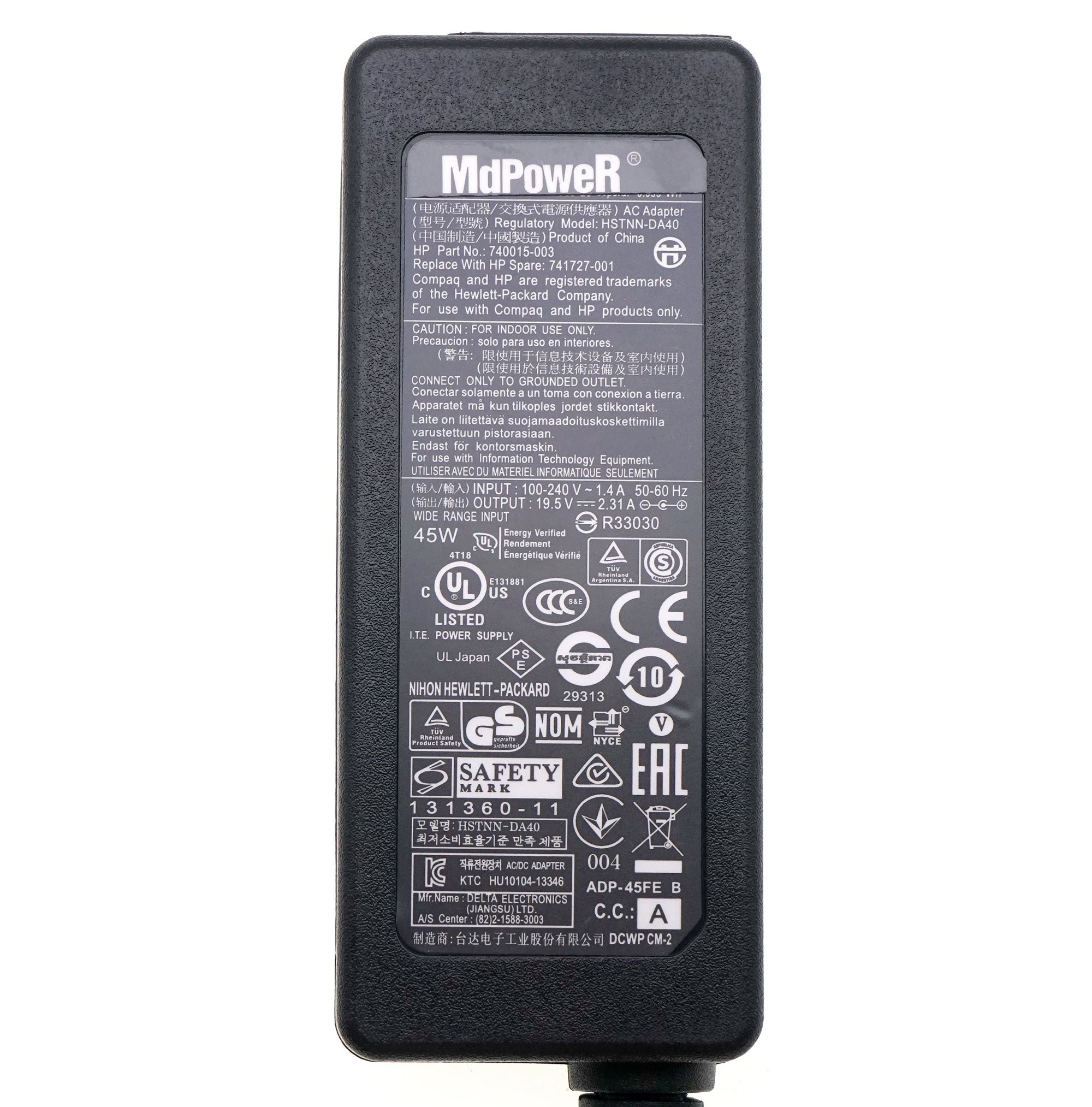 Original 19.5V 2.31A 45W TPN-LA15 L25296-001 741727-001 AC Adapter Charger For HP HSTNN-CA40 TPN-FA02 TPN-Q242 TPN-C126 TPN-Q182