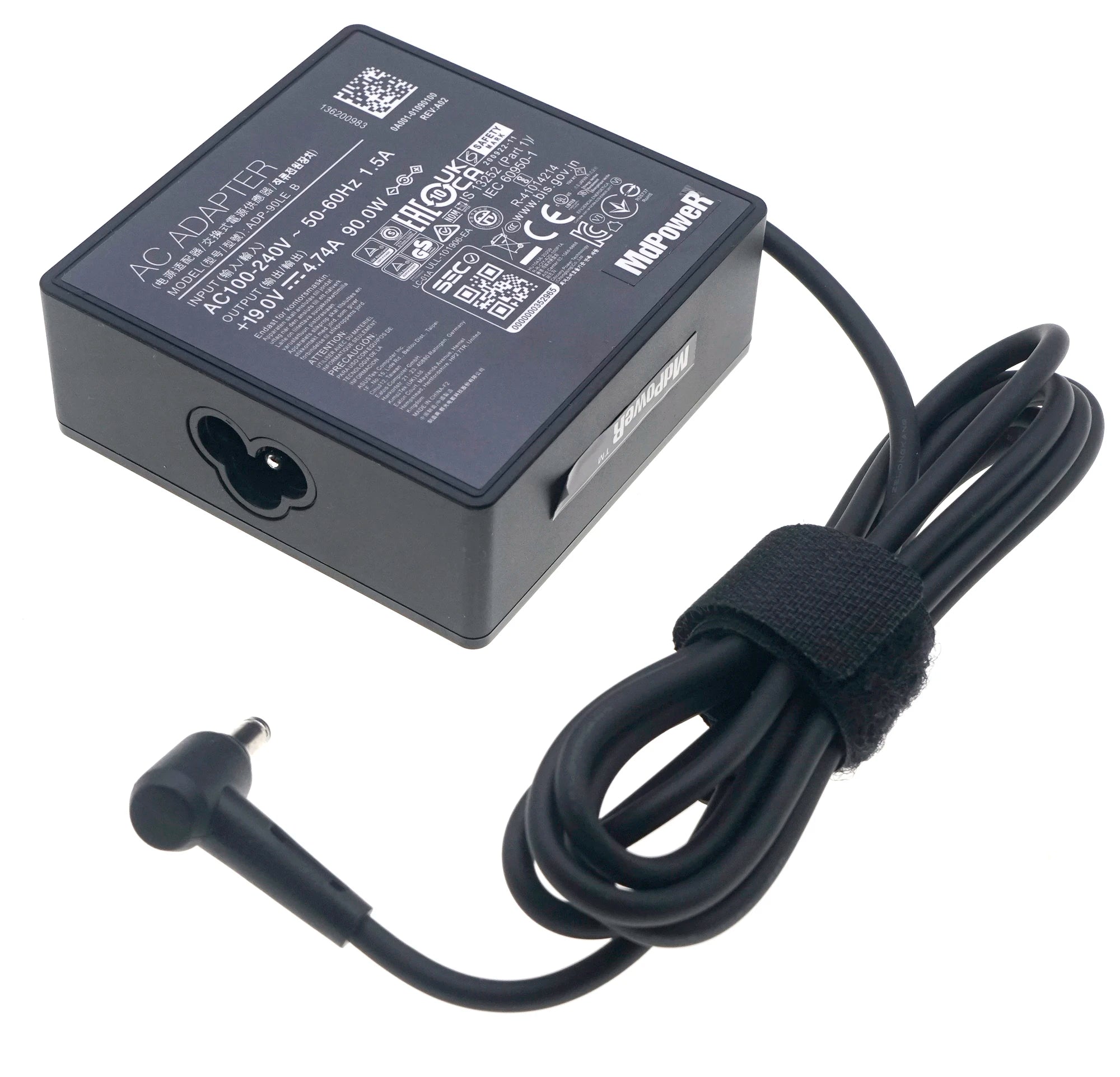 19V 4.74A 90W A19-090P2A ADP-90LE B Original AC Adapter Charger for Asus Zen AiO F5401WU M5401WU Vivobook Pro 14 OLED M3401QA