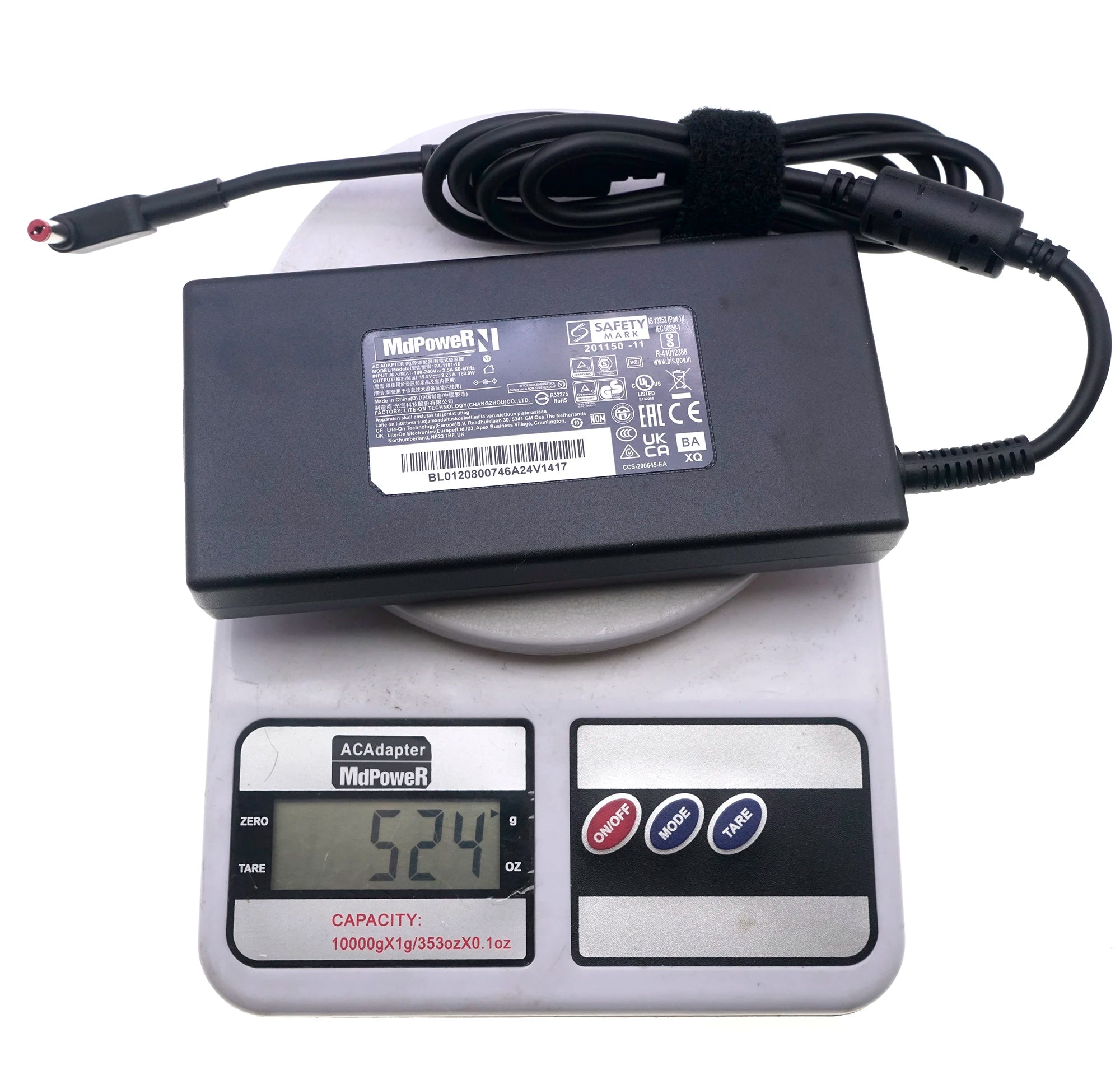 Genuine LITEON PA-1181-16 19.5V 9.23A 180W AC Adapter Charger For ACER PREDATOR TRITON 300 AN515-57-79TD Laptop Power Supply