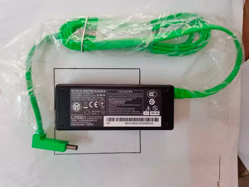 Original Liteon 19V 4.74A 90W PA-1900-32 AC Adapter For Razer Raptor 27 165Hz Monitor Review RZ39-0276 Power Supply 5.5*2.5mm