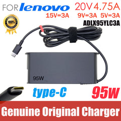 Genuine 20V 4.75A 95W ADLX95YLC3A ADLX95YCC3A Power Supply AC Adapter For LENOVO THINKPAD Y740S X1 TABLET 2016 Laptop Charger