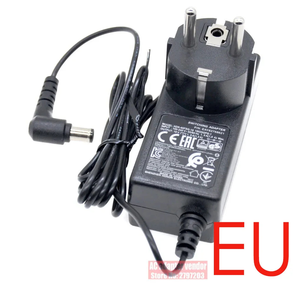 NEW Original FOR LG 19V 1.3A ADS-40FSG-19 19025GPB-2 ADS-40FSG-19 ADS-25FSF-19 Switching AC Power Adapter Charger  UK plug