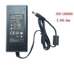 Genuine SUN-1200500 Switching AC Adapter For MSI OPTIX MAG27CQ AG32CQ AG32C AG32CQ Msi MAG271R MONITOR Power Supply 12V 5A 60W