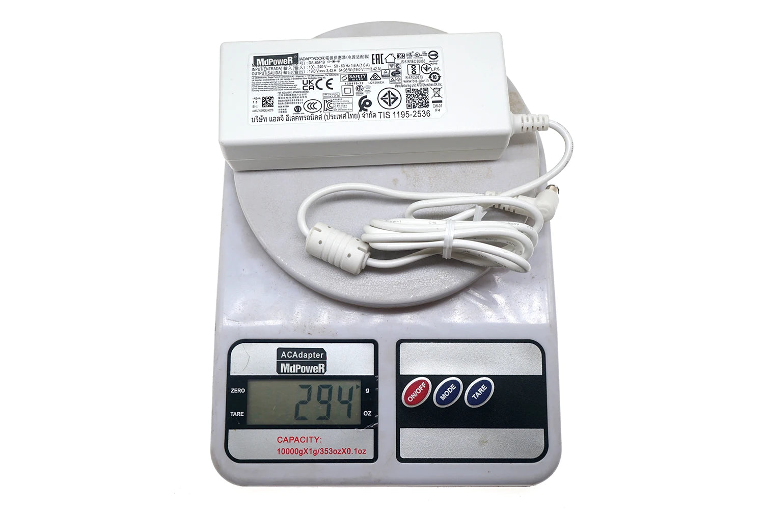 Original For LG 49LJ510M 49LJ5100UC TV LCAP40 EAY63031604 65W AC Adapter DA-65F19 DA-65G19 DA 65G19 19V 3.42A 65W Power Supply