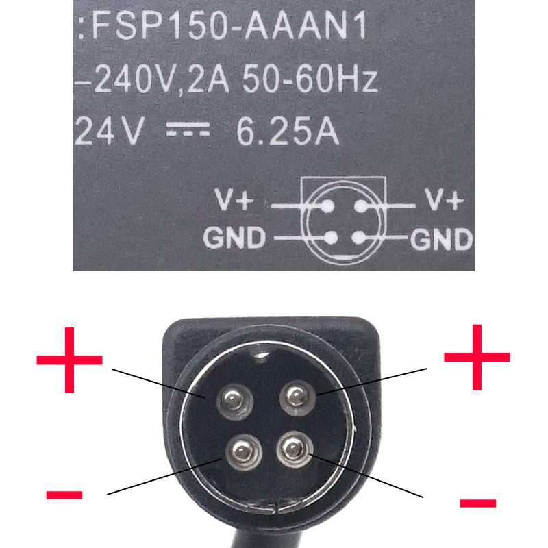 original FSP150-AAAN1 24v 6.25a 150w ac adapter for Fsp laptop adapter charger 4 pin