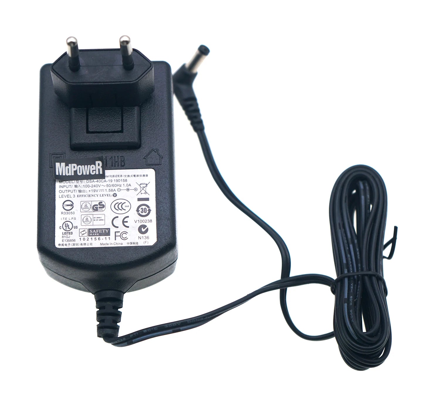 19V 1.58A FOR ACER LCD monitor AC adapter Power supply S220HQL G196WL S190WL G206HQL S242HL G236HL S235HL G227HQL S200HQL V195WL