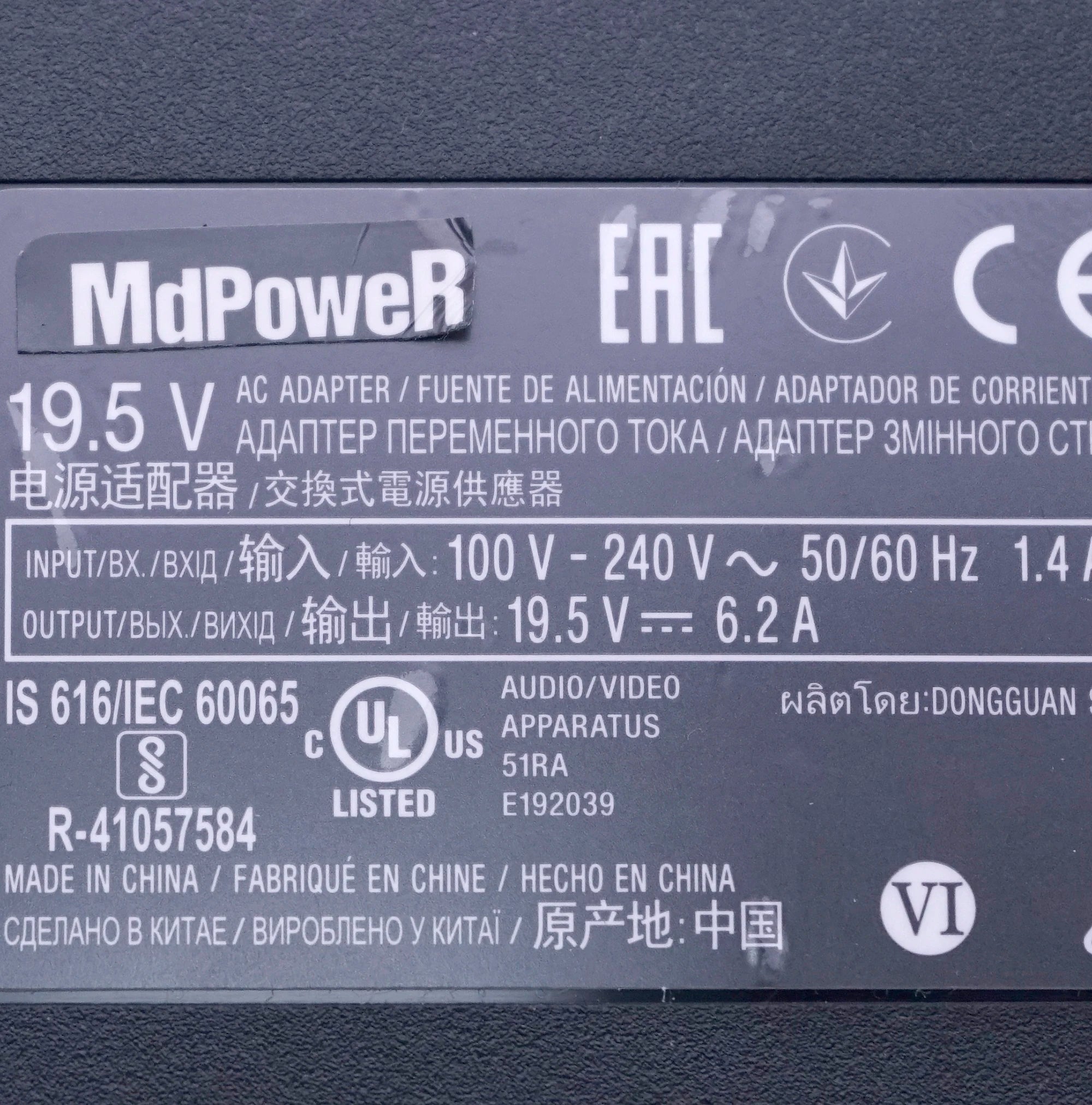 Genuine ACDP-120E03 ACDP-120D01 19.5V 6.2A AC Adapter Charger For Sony Bravia KDL-50W706B KDL-50W755C LCD/LED TV Power Supply