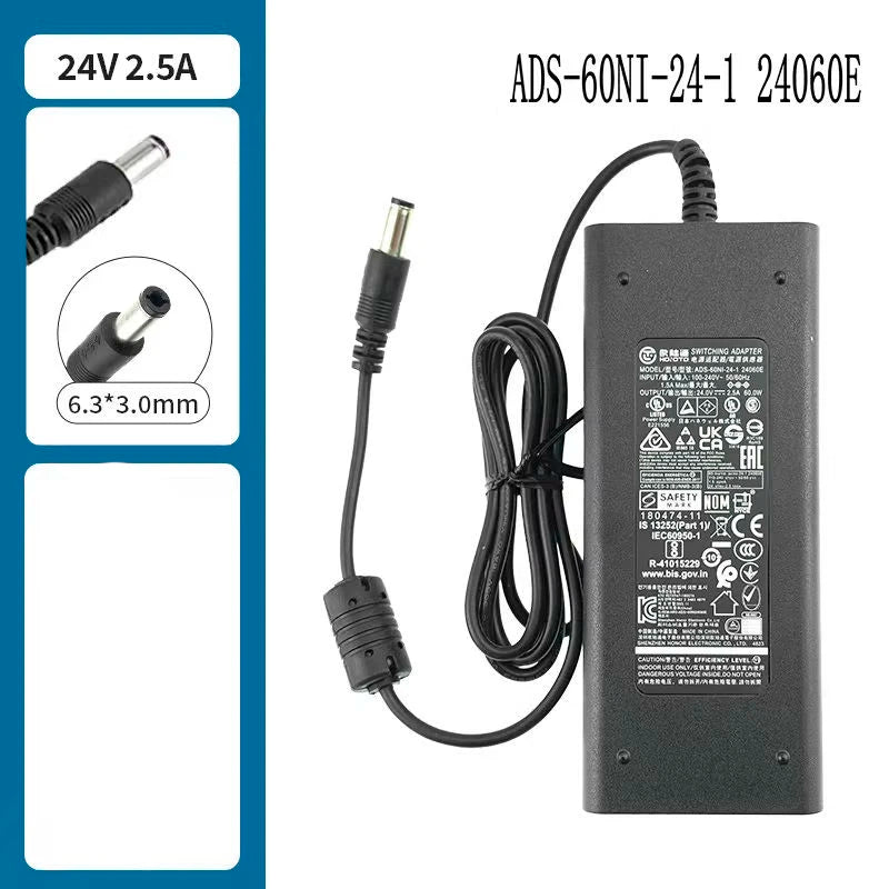 Genuine Hoioto 60W Switching Adapter 24V 2.5A For Hikvision Power Supply ADS-65LSI-24N-1 24060G ADS-110DL-19-1 ADS-65LSI-19-1