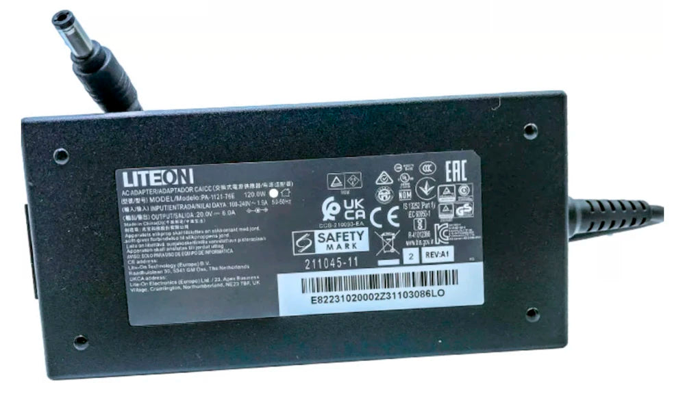 Genuine LITEON PA-1121-76E 20V 6A 120W  AC Adapter For Intel NUC Laptop Power Supply Charger PA-1121-76 5.5x2.5mm Original