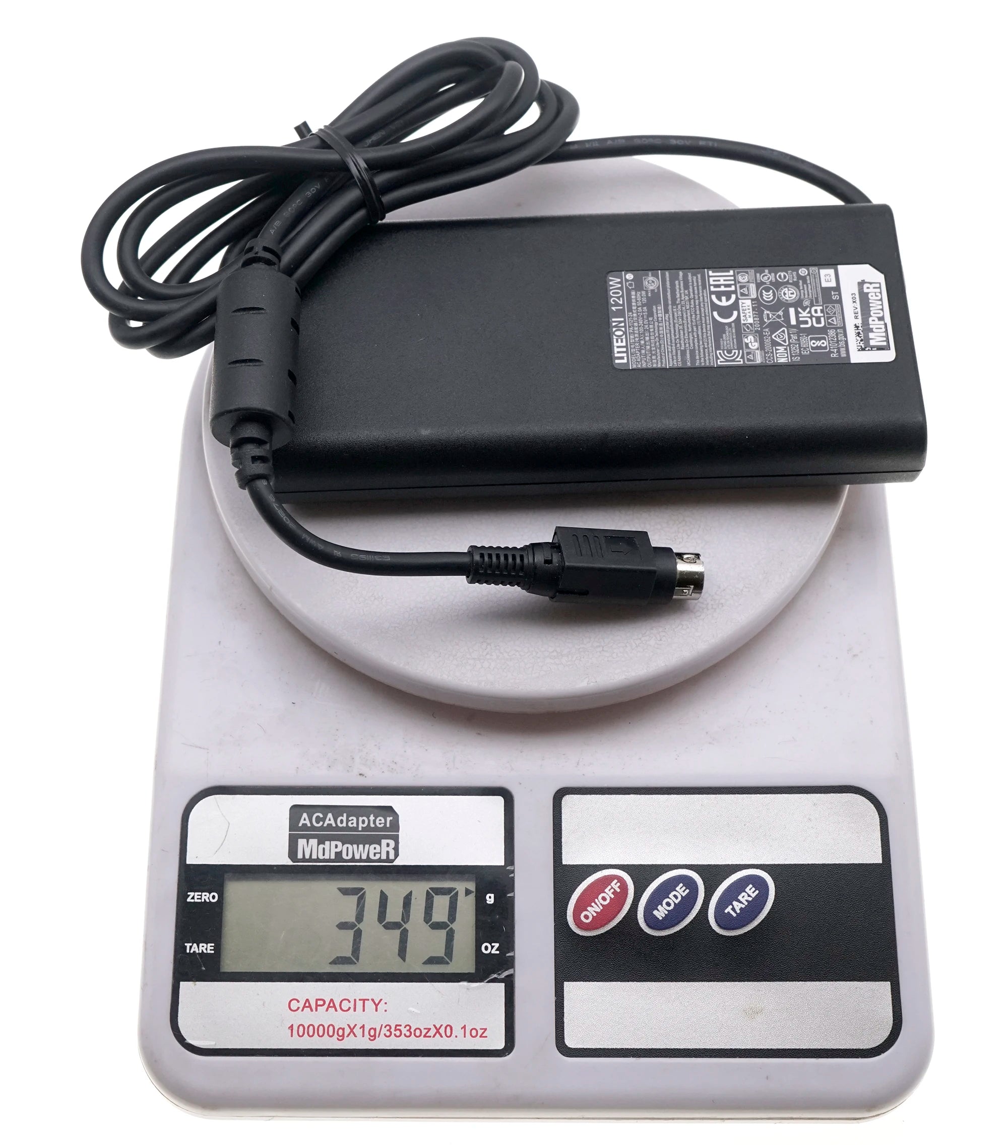 original LITEON PA-1121-24 24V 5A 120W AC Adapter Charger Power Supply 3 Pin ding plug