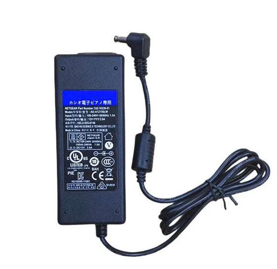 Original OEM AD-A12150LW 12V 2A AC Adapter Charger For CASIO Electronic Piano PX-130/135/160/330 CDP-120/130/135 Power Supply