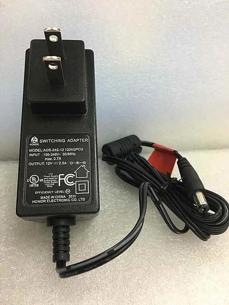 Genuine HOIOTO ADS-25FSG-12 12024EPB 12V 2A 5.5*2.1mm Switching Adapter Charger For Hikvision Dahua Video Recorder Power Supply