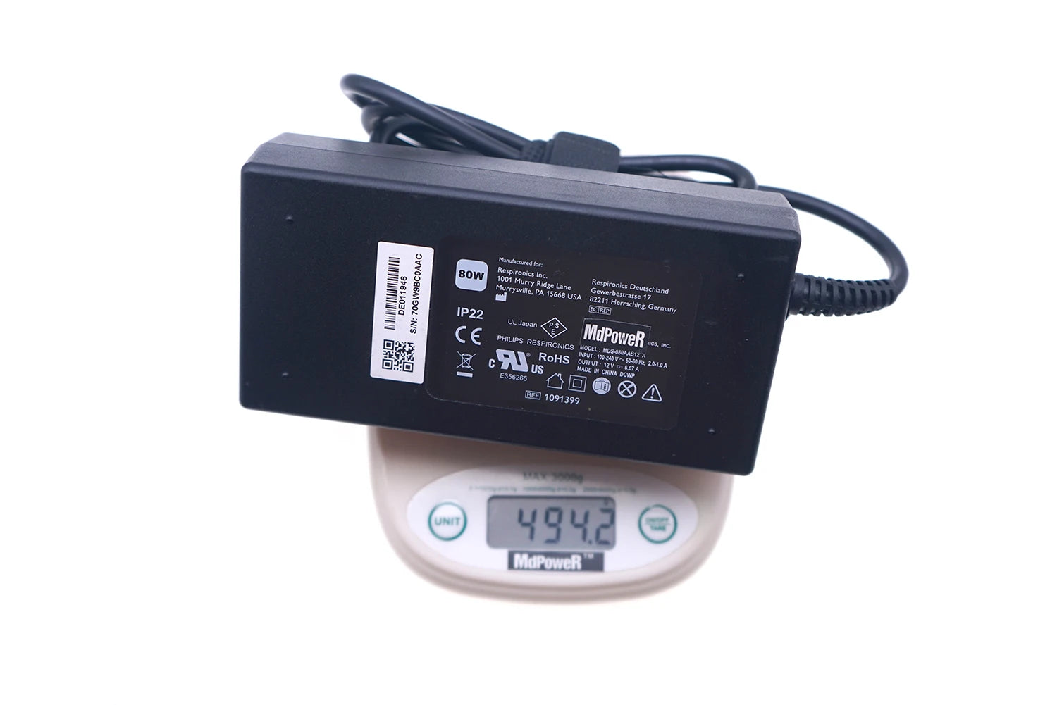 MDS-080AAS12 A 12V 6.67A ADE022 AC Adapter For PHILIPS DreamStation T30 700 567P 767P DS500 DS500T DS700 Dorma 200/500 Charger