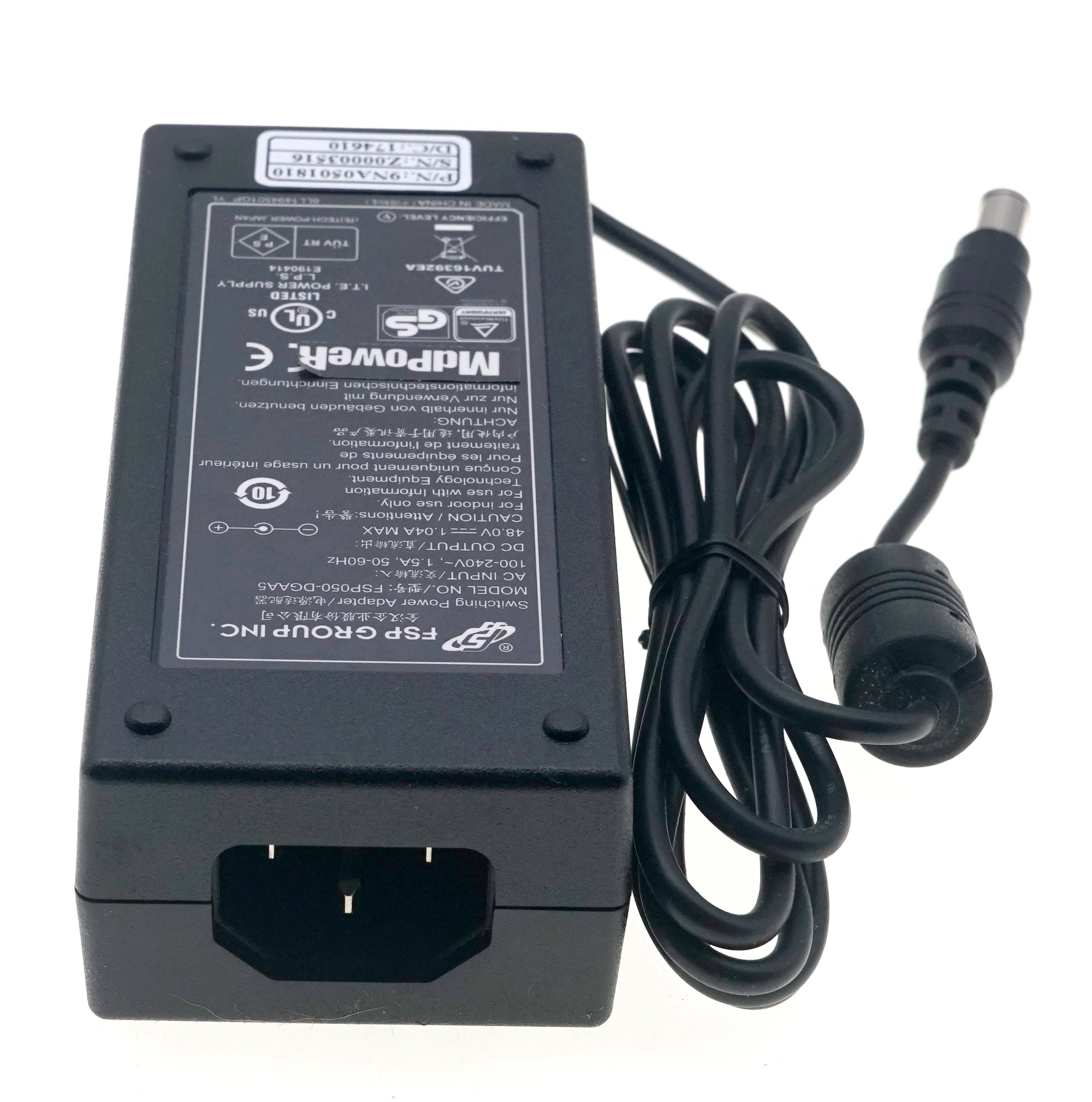 Original FSP FSP050-DGAA5 50W 48V 1.04A Switching Power Adapter For DAHUA Video Recorder NVR Monitoring POE Charger