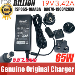 Genuine Billion BA070-190342GXX 19V 3.42A/3.43A 65W AC Adapter for Intel NUC Kit NUC6i5SYH NUC7i5BNK Mini PC FSP065-10AABA