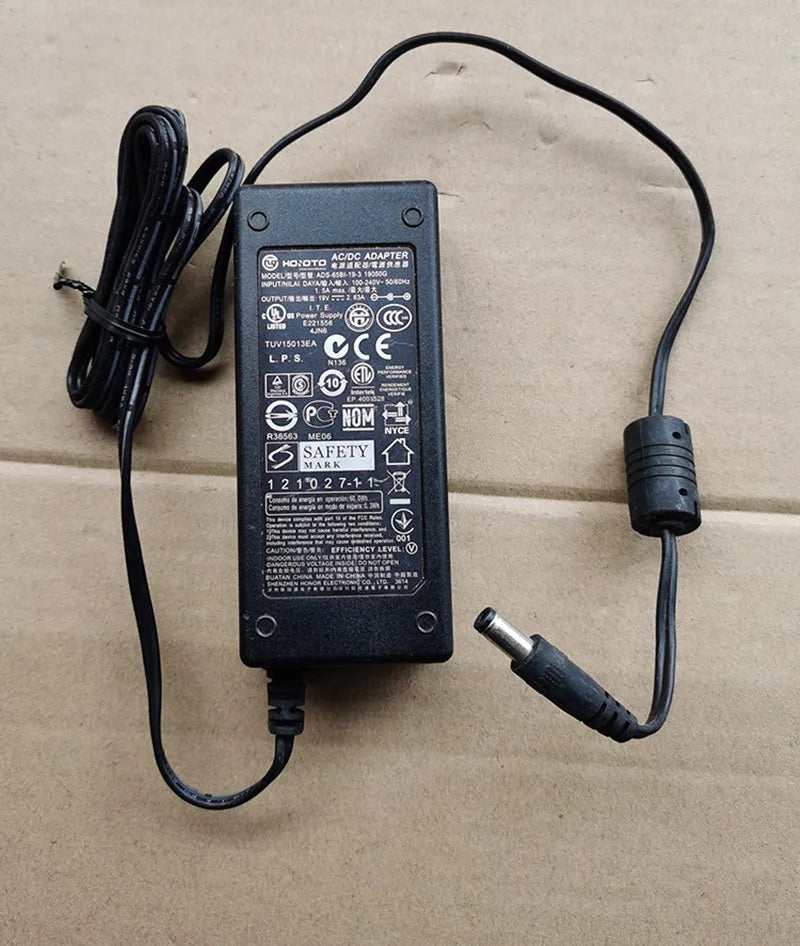 Genuine HOIOTO ADS-65BI-19-3 19050G  PA-1501-91 AC DC Adapter Power Charger 19V 2.63A 50W For BENQ EW2740L EW274 VYE MINI-VS37