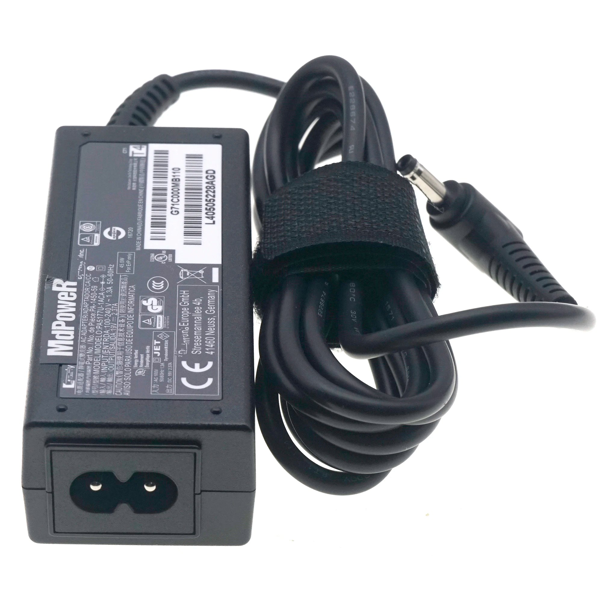 45W 19V 2.37A Original AC Power Adapter PA5192U-1ACA PA5192E-1AC3 ADP-45YD A for Toshiba Portege Z10T Z15T Z20T Satellite U920T