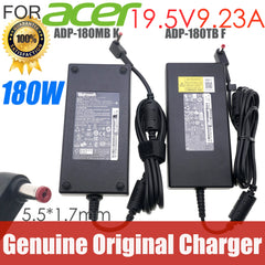 Original Delta 19.5V 9.23A 180W 5.5*1.7mm AC Adapter ADP-180TB F For Acer Predator Triton 500 PT515-51 PT515-51-7746 Genuine