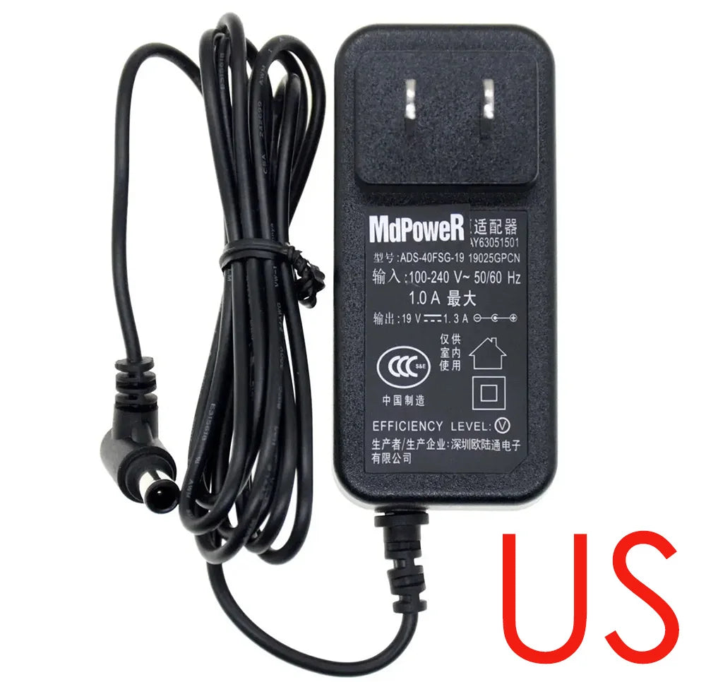 NEW Original FOR LG 19V 1.3A ADS-40FSG-19 19025GPB-2 ADS-40FSG-19 ADS-25FSF-19 Switching AC Power Adapter Charger  UK plug