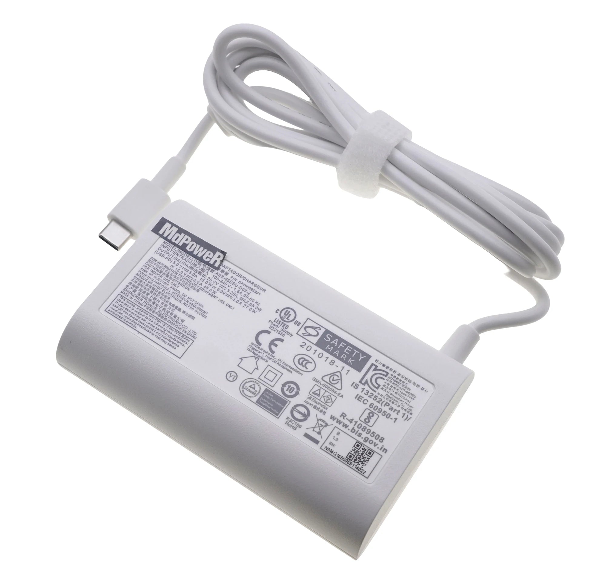 20V 3.25A 65W USB Type C ADT-65DSU-D03-2 ADT-65FSU-D03-EPK EAY65895911 Original AC Adapter Charger For LG gram 15Z90Q-P.ADB9U1