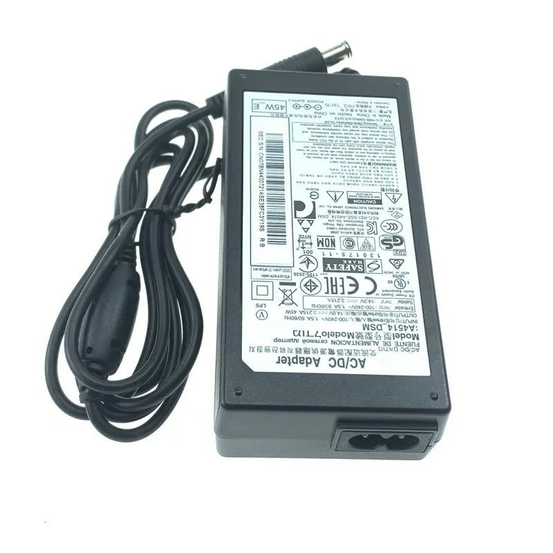 Genuine A4514N_DSM  A4514_DDY AC Adapter Charger 14V 3.215A For Samsung TD590 CF591 LT24C550 HW H500 HW-H500 T22E390EX Monitor