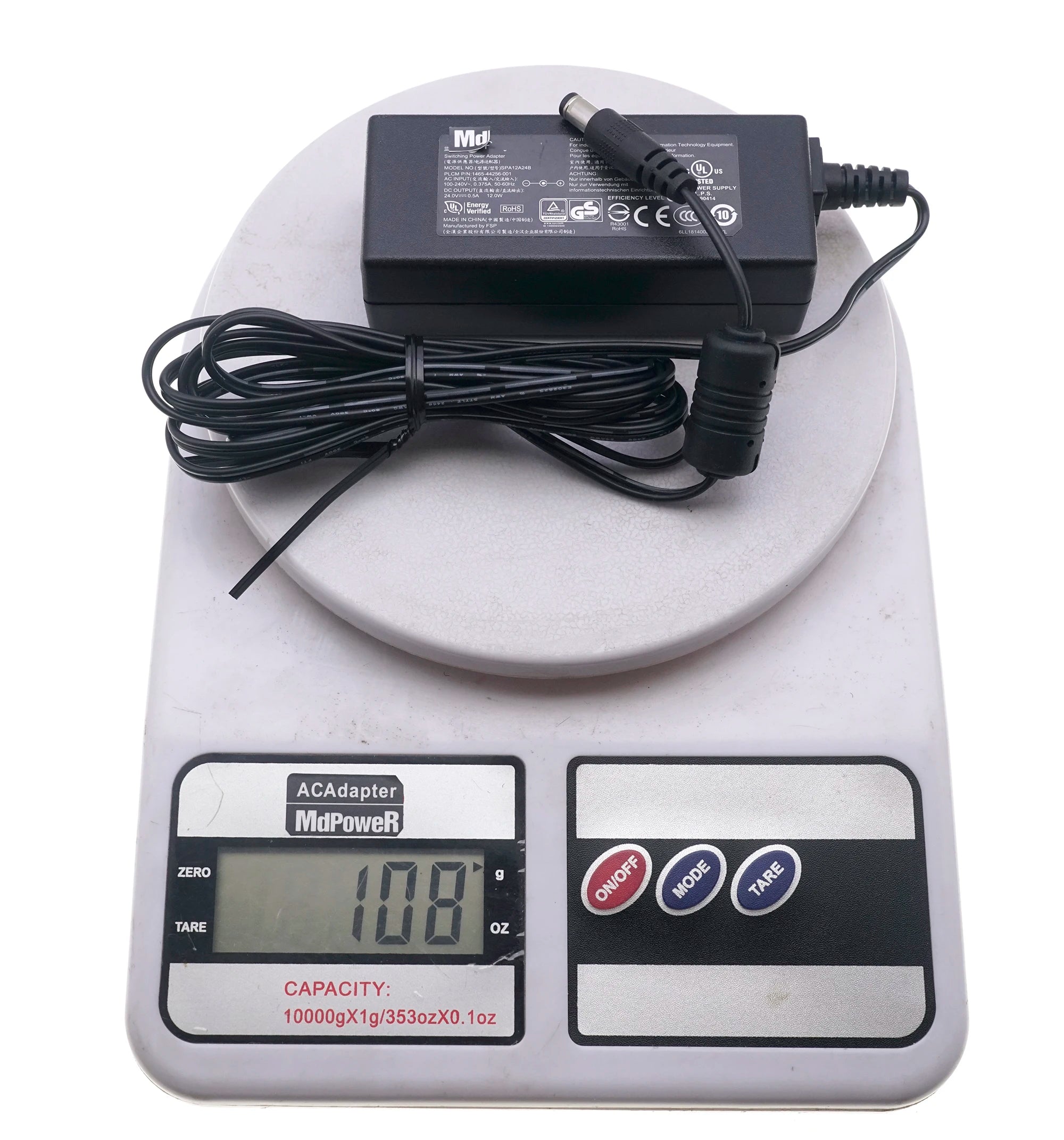 Genuine 24V 0.5A FOR Polycom SoundPoint IP Telephone Power Supply AC Adapter SPS-12A-015 1465-42340-002 500mA Charger SPA12A24B