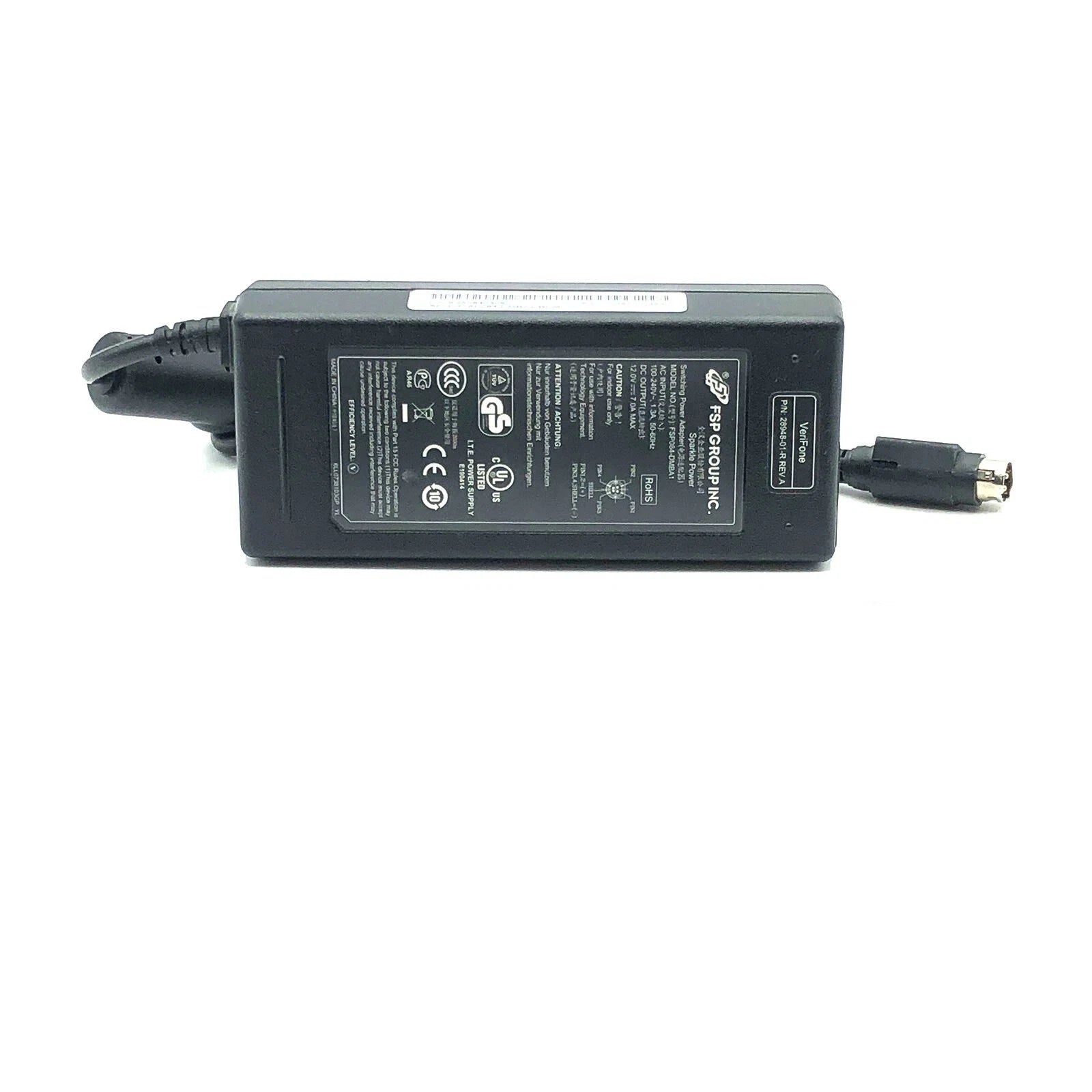 Original FSP FSP084-DMAAI AC DC Adapter 12V 7A 84W 4-Pin Din Charger for FSP084-DIBAN2 FSP084-DMBA1 Power Supply