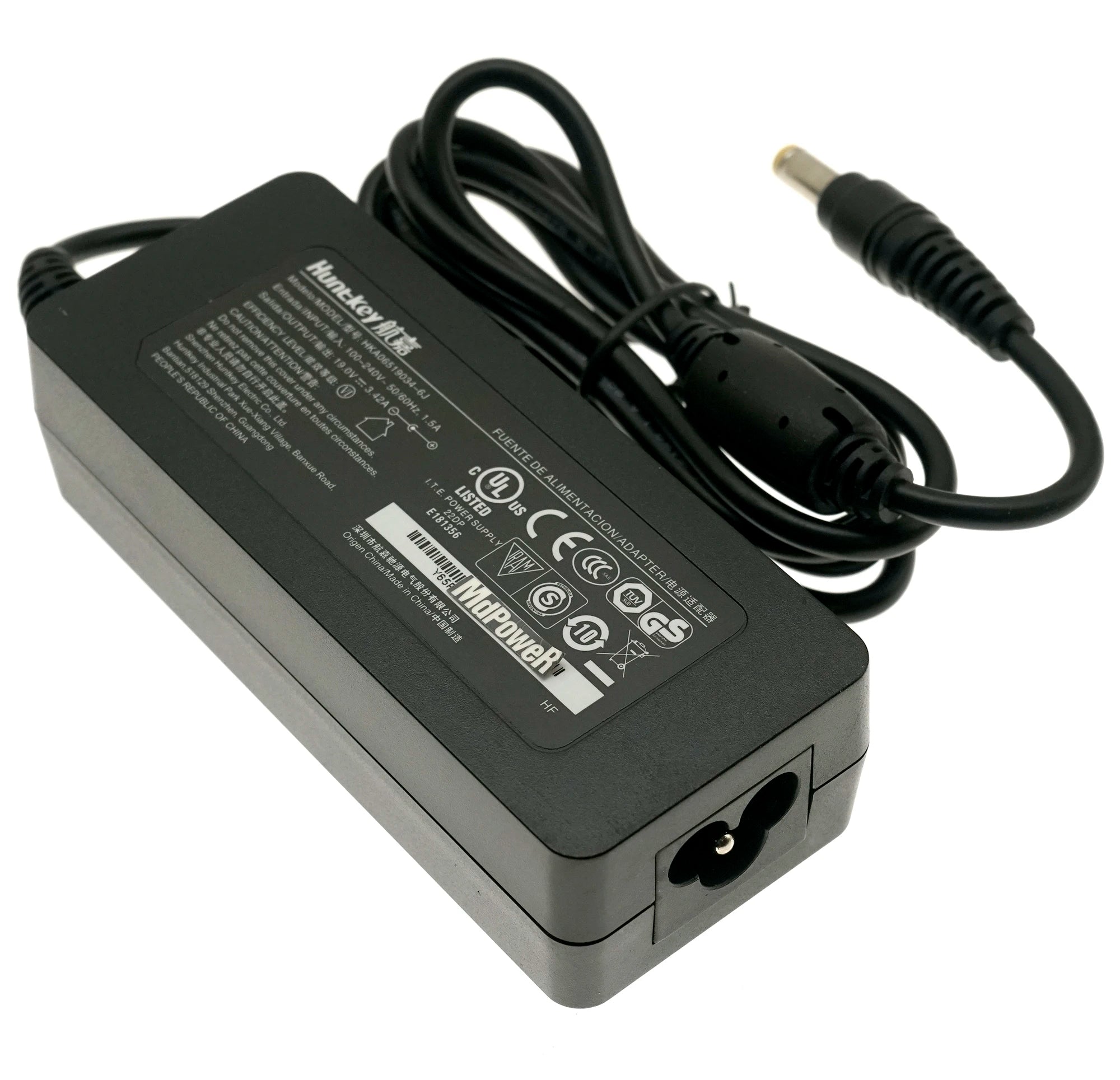 Genuine Huntkey HKA06519034-6C 19V 3.42A 65W HKA06519034-6J AC Adapter For Intel NUC GIMI LIGHTANK Laptop Power Supply Charger