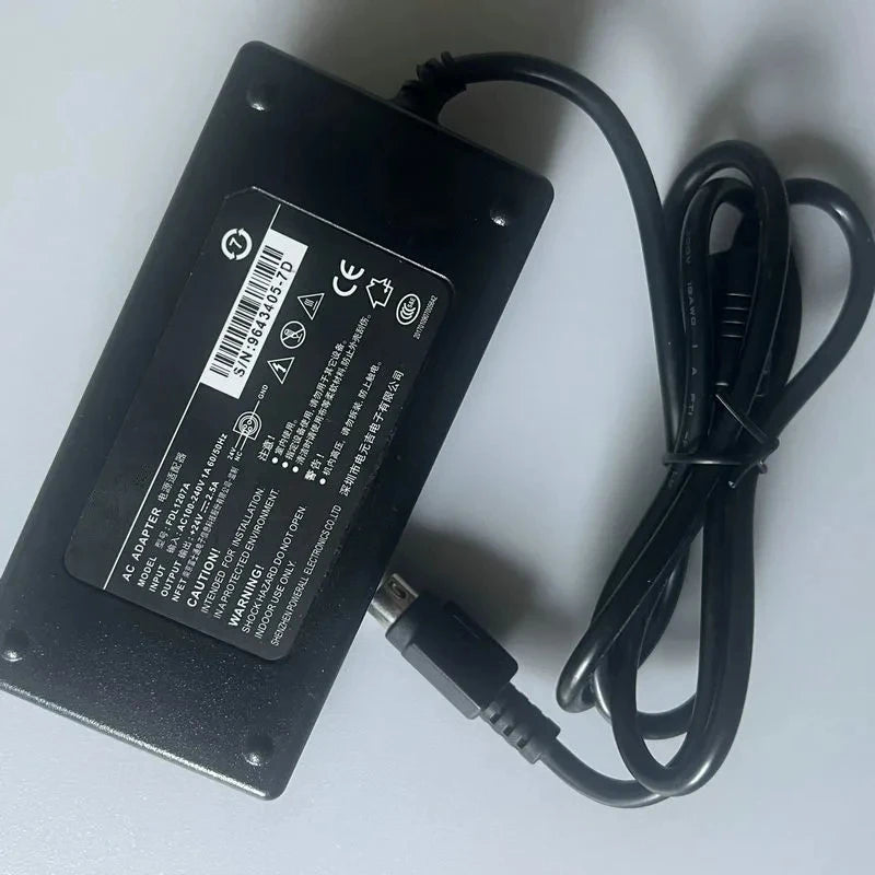 Genuine FDL1207A AC Adapter Charger For FDL Label Printer POS System 24V 2.5A 60W 6986618-5S Laptop Power Supply PRL0602U-24
