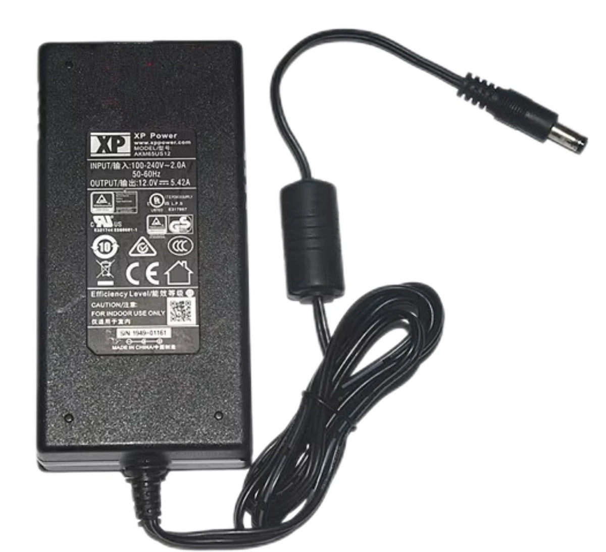Genuine XP Power AKM65US12 12V 5.42A 5.5*2.5mm 65W AC Adapter Charger Power Supply
