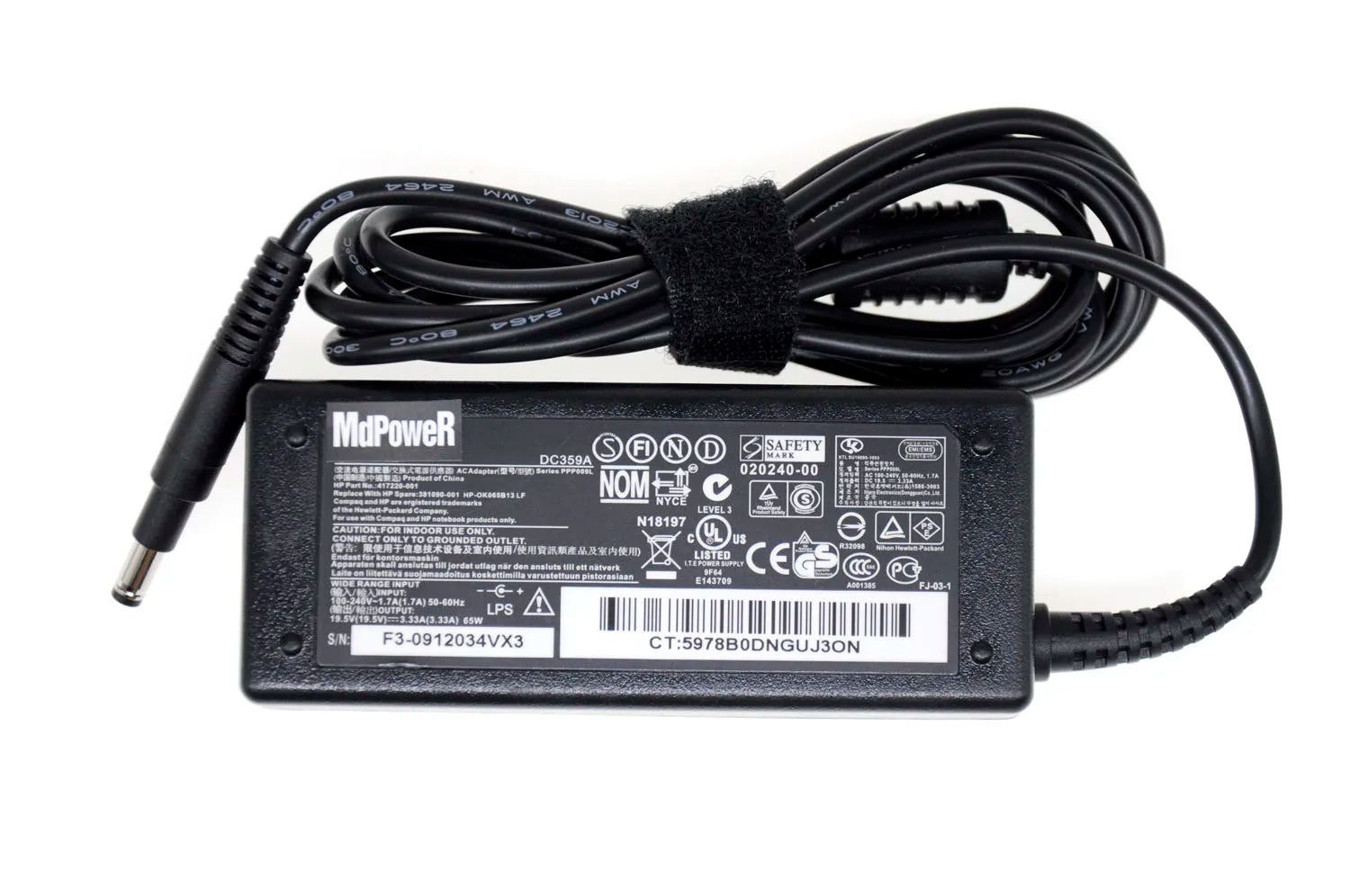 Original 19.5V 3.33A 65W laptop AC power adapter charger for HP Pavilion Sleekbook 14 15 ENVY4 ENVY6 TPN-C102 TPN-C103 TPN-C104