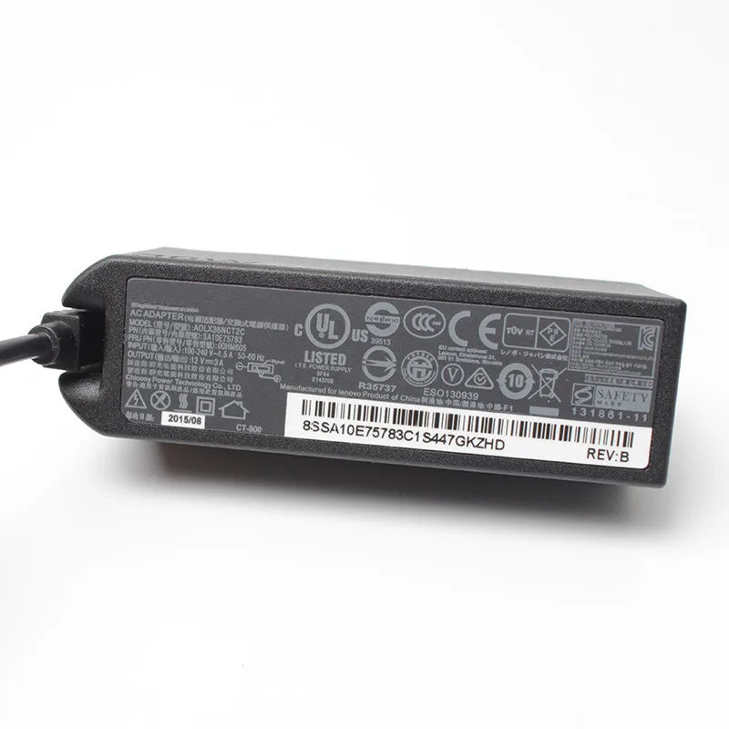 Genuine 36W 12V 3A AC Adapter Power Charger For Lenovo ThinkPad 10 Helix 20CG 20CH Power Supply ADLX36NDT2A ADLX36NCT2A 00HM601