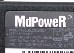 Genuine ADLX45ULCE2A ADLX45ULCK2A 20V 2.25A 45W Type-C USB-C AC Adapter For Lenovo ThinkPad YOGA Power Supply 00HM643 01FR024