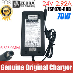 Genuine FSP070-RDB 808099-001 24V 2.92A AC DC Adapter Charger for Zebra Printer Scanner Power Supply  FSP FSP070-RDBM 9NA0700700