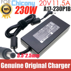 Genuine Chicony A17-230P1B 230W 20V 11.5A 5.5x2.5mm A230A038P AC DC Adapter For MSI Creator 15 A10SF-041 GS66 Stealth 10UH-444