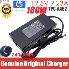 Genuine TPC-AA62 180W for HP Laptop Power Supply AC Adapter L56543-004 Spare L56595-001 19.5V 9.23A 7.4x5.0mm Charger Original