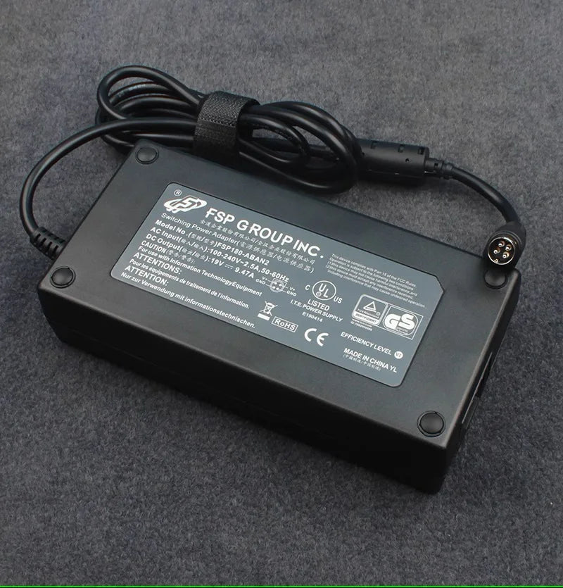 180W Original FSP Power AC Adapter Charger FSP180-ABAN1 FSP180-ABAN2 9NA1800700 9NA1800720 AN1Z5770 19V 9.47A 4-Pin