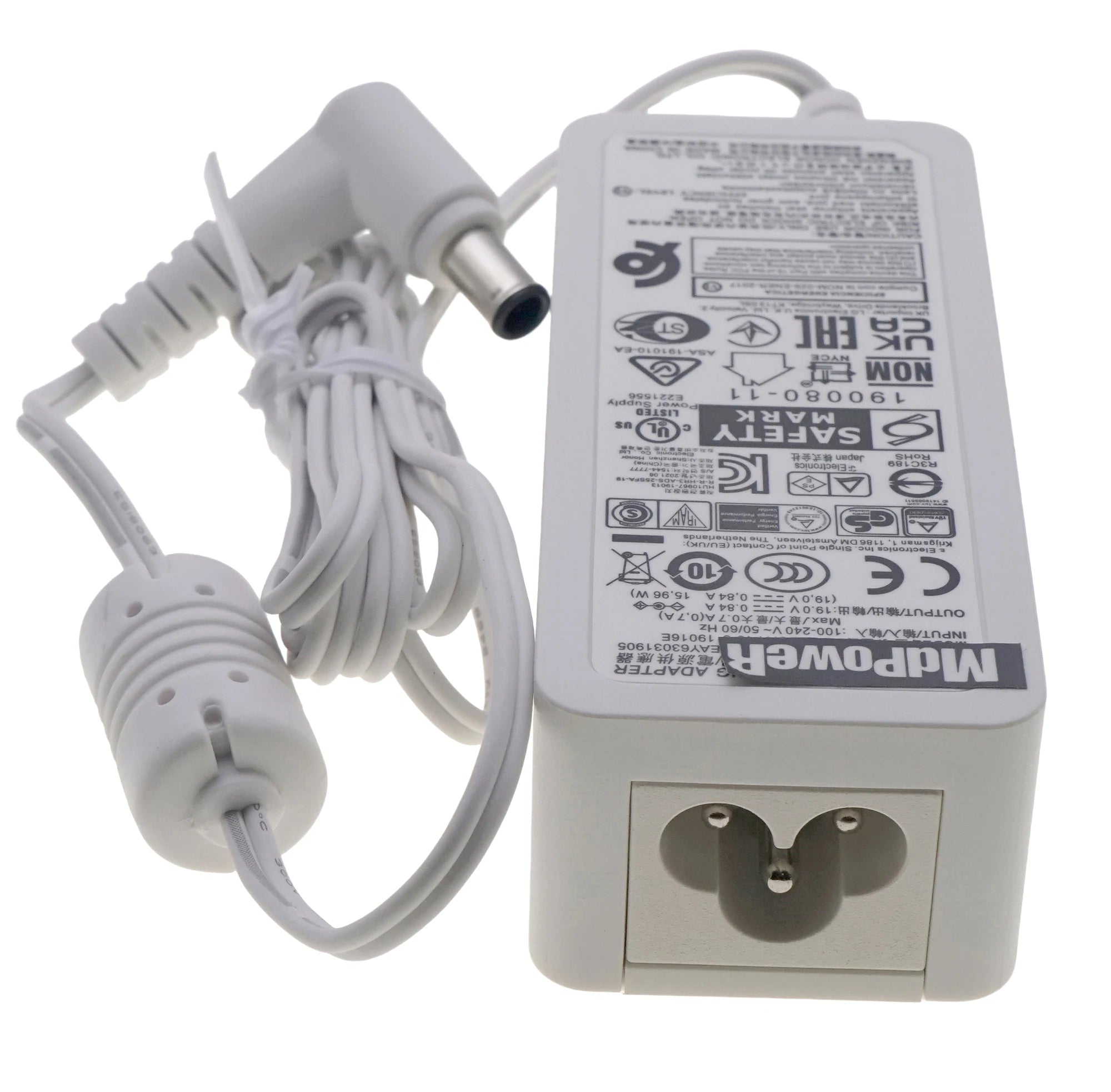 Original 19V 0.84A For LG 20M37H 19M35A 20M35D 20M37A LCD Monitor Power Supply 19016G ADS-18SG-19-3 AC Switching Adapter WHITE