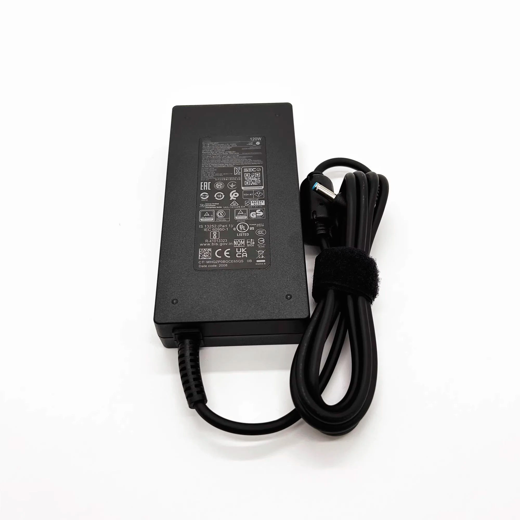 For HP Laptop Charger Genuine 19.5V 6.15A 120W TPN-CA19 TPN-DA19 TPN-LA18 L41423-002 L41856-001 Power Supply AC Adapter Blue Tip