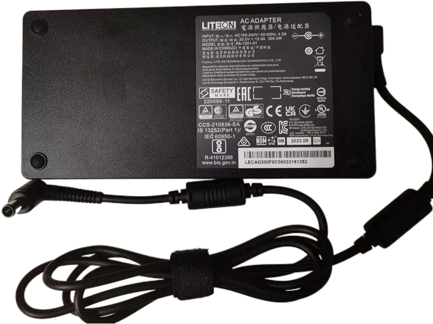 PA-1301-01 Original LITEON 20V 15A 300W 7.4×5.0mm AC Adapter Laptop Supply Charger