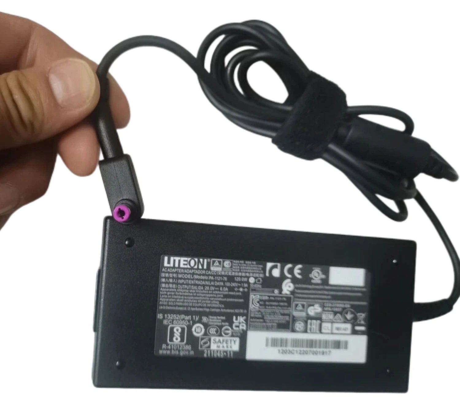 Genuine Liteon PA-1121-76 20V 6A 120W AC Adapter Charger For Intel NUC 12 Pro NUC12WSHi7 Mini Pc i7 12th Gen Laptop Power Supply