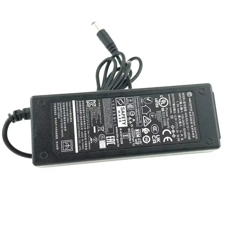 Genuine HOIOTO ADS-65LSI-12-1 12036E 12V 3A 36W ADS-40NP-12-1  AC DC Adapter Charger For Philips AOC Monitor Power Supply