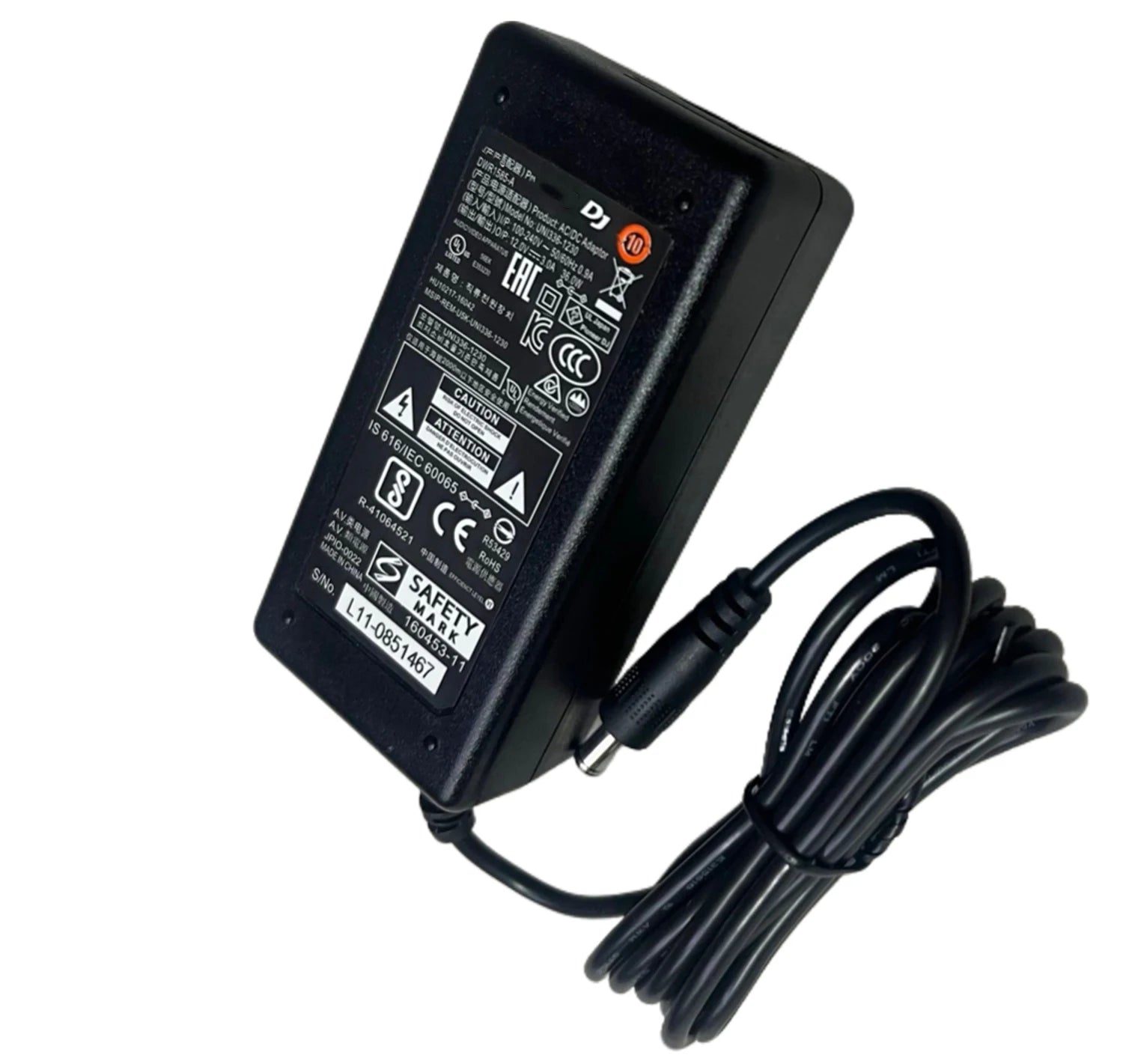 UNI336-1230 12V 3A 36W AC DC Adapter Charger for Pioneer DJ DDJ1000 FLX10 1000SRT XDJRR Power Supply