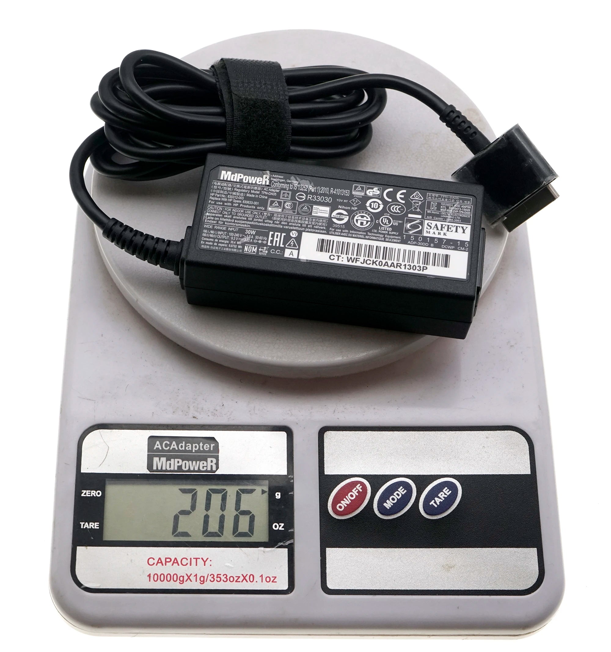 Genuine 9.3V 3.22A TPN-DA05 ADP-30DD B 830312-003 830633-001 AC Adapter Charger For HP laptop Table PC