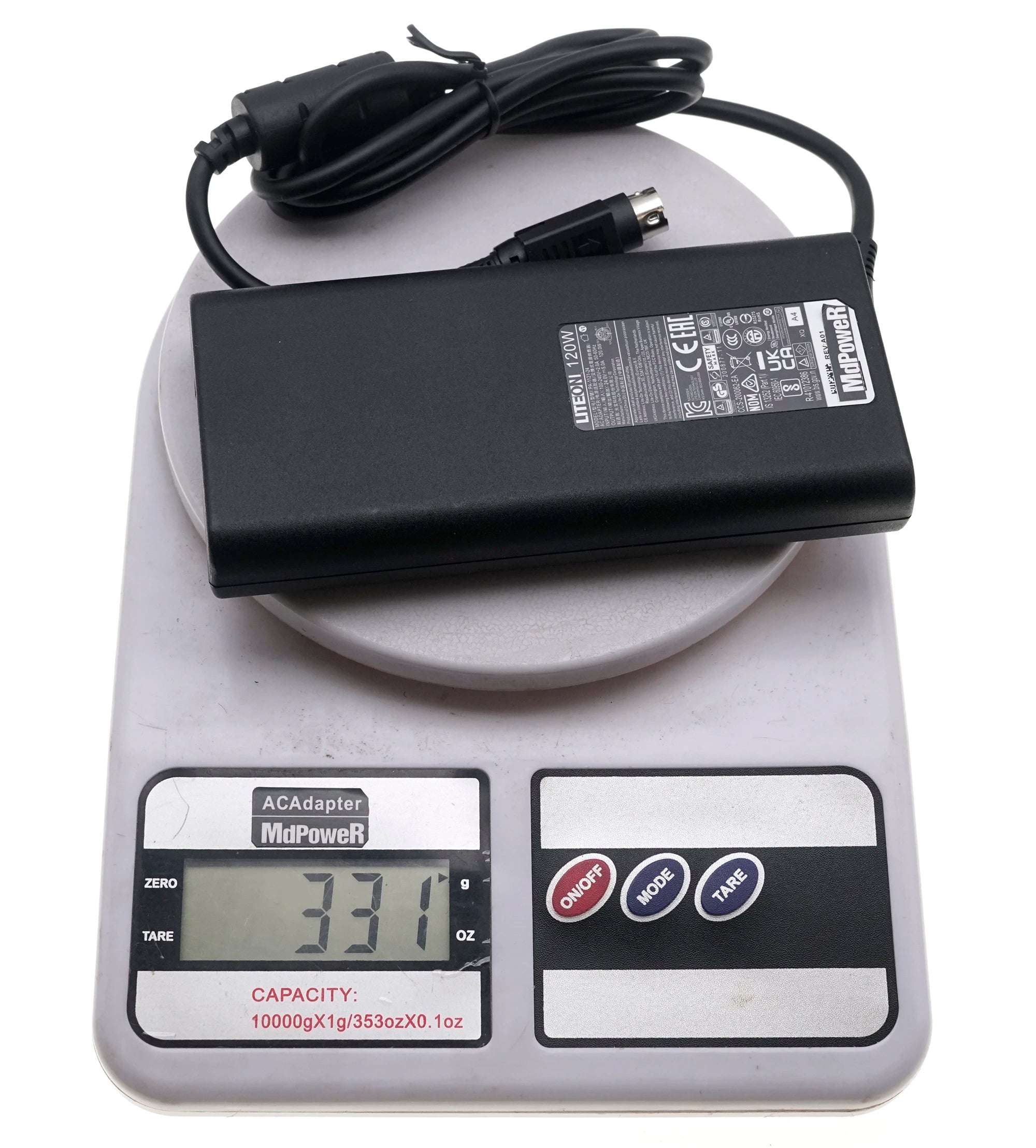 Genuine LITEON PA-1121-24 24V 5A 120W AC Adapter Charger Power Supply 4 Pin Din Plug