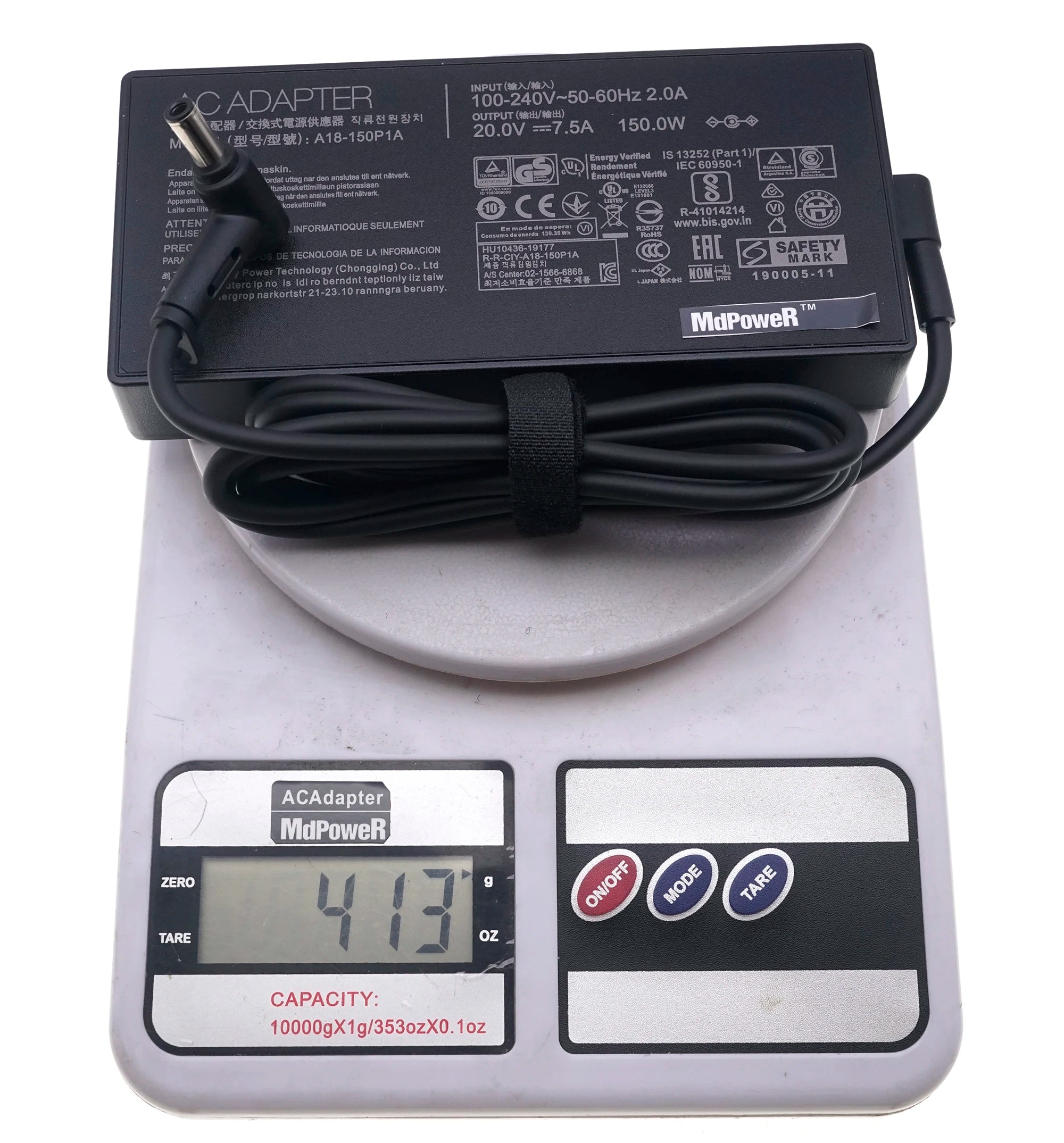 20V 7.5A 150W FOR Asus Laptop AC Adapter 6.0*3.7mm ADP-150CH B A18-150P1A Charger FX505 FX505D FX505DU FX505DT FX95G/D FX95GT