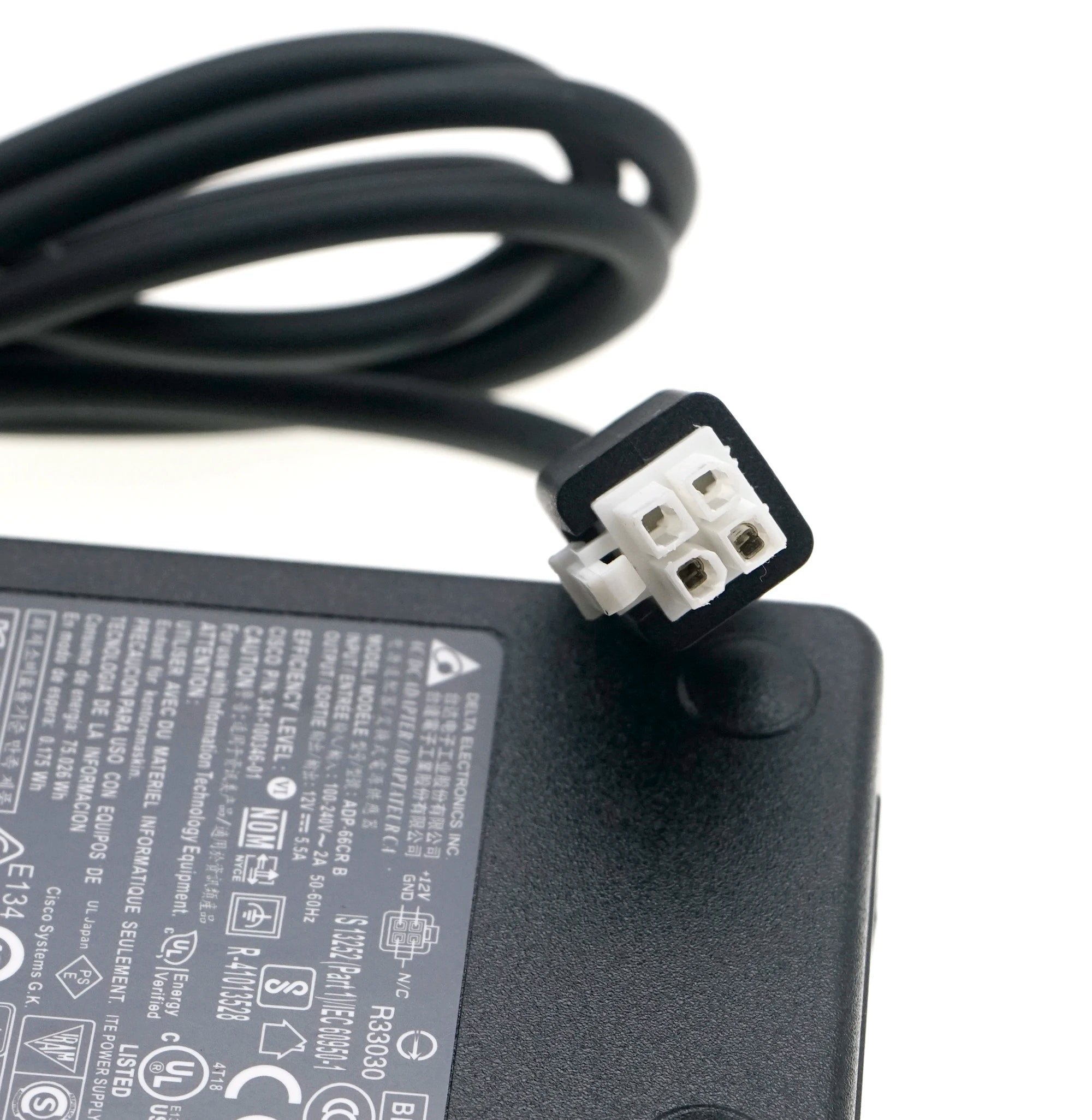 Original Delta ADP-66CR B 66W AC Adapter Charger for Cisco 5506-X ASA5506-K9 /SEC-BUN-K9 ASA5506-PWR-AC Power Supply 12V 5.5A