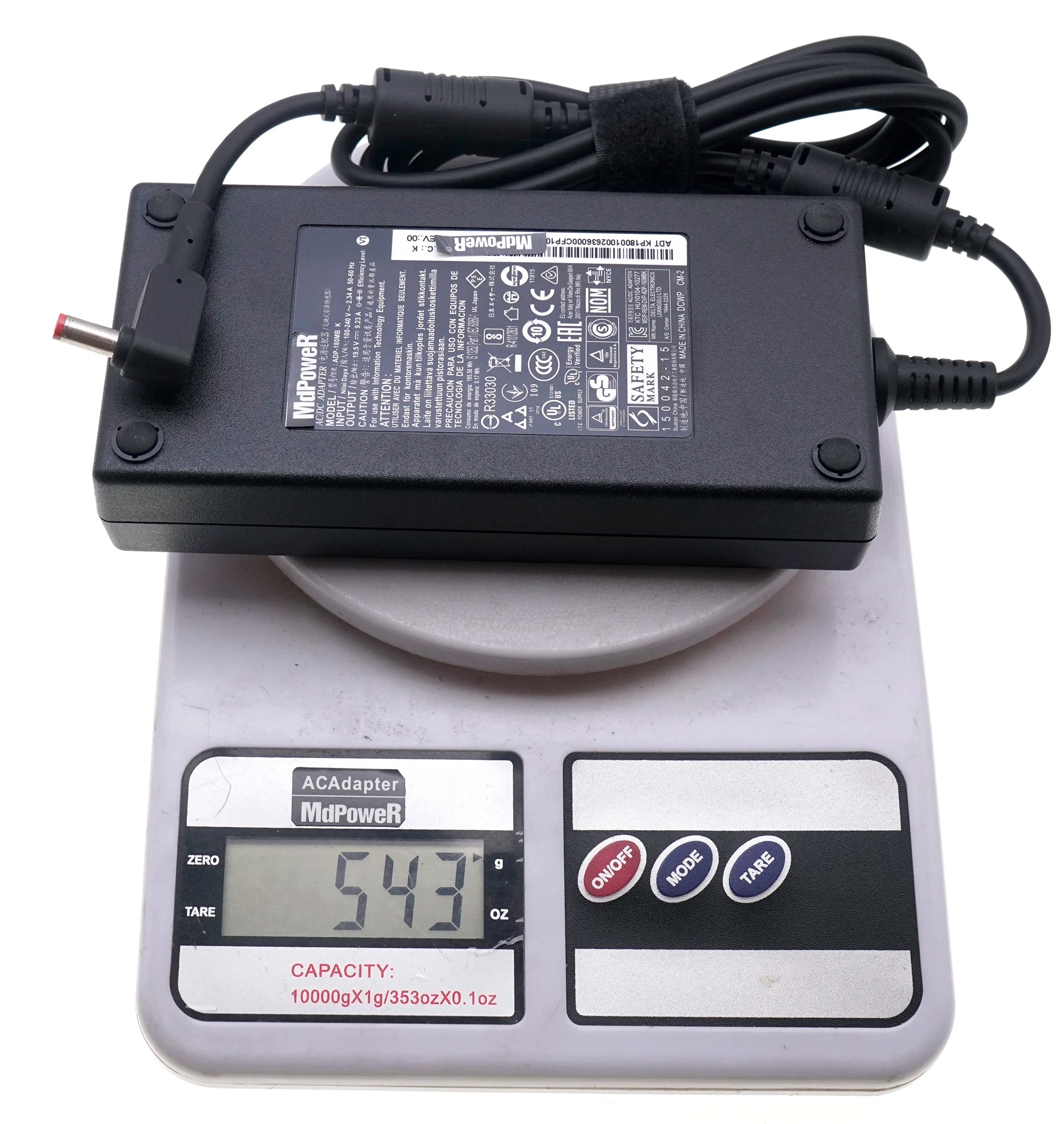 Original Delta 19.5V 9.23A 180W 5.5*1.7mm AC Adapter ADP-180TB F For Acer Predator Triton 500 PT515-51 PT515-51-7746 Genuine