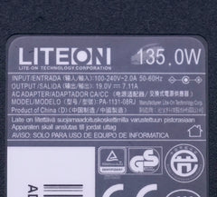 Original LITEON PA-1131-08RJ 19V 7.11A 135W AC Adapter Laptop Power Supply Charger 5.5*2.5mm Genuine
